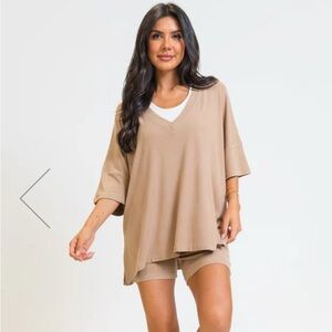 2piece ribbed set New!